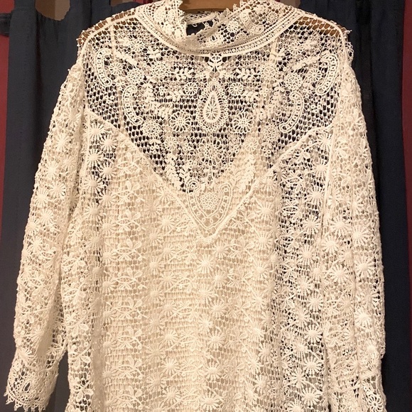 Polo Ralph Lauren Tops - Ralph Lauren XL Cotton Lace 2 pc. Top